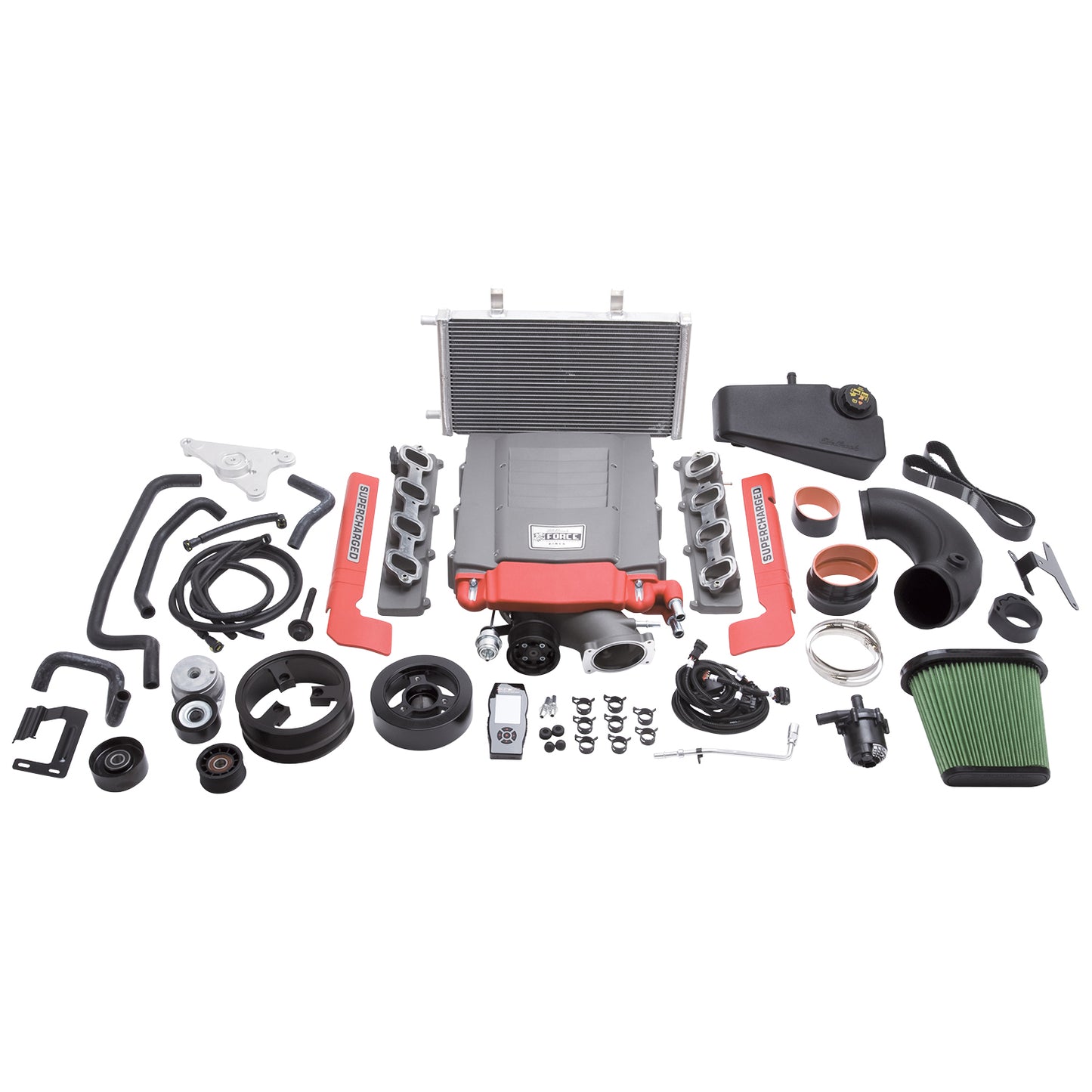 Corvette LT1 Supercharger Kit layout
