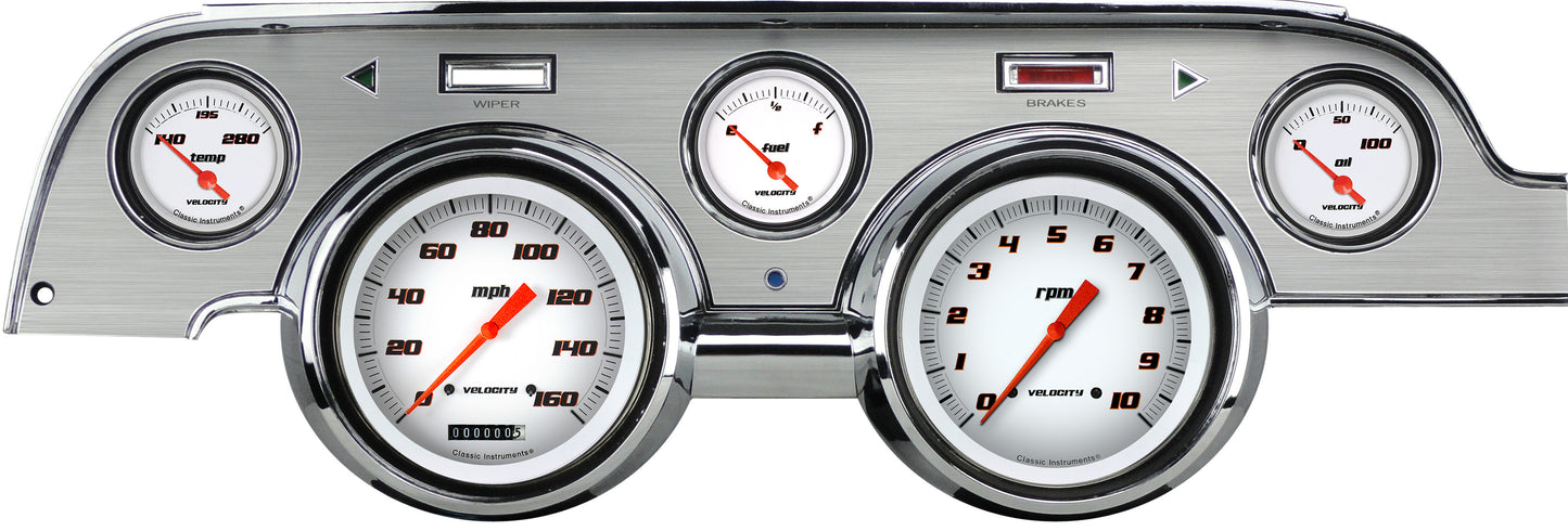 Classic Instruments Velocity White Series Package | Classic Instruments