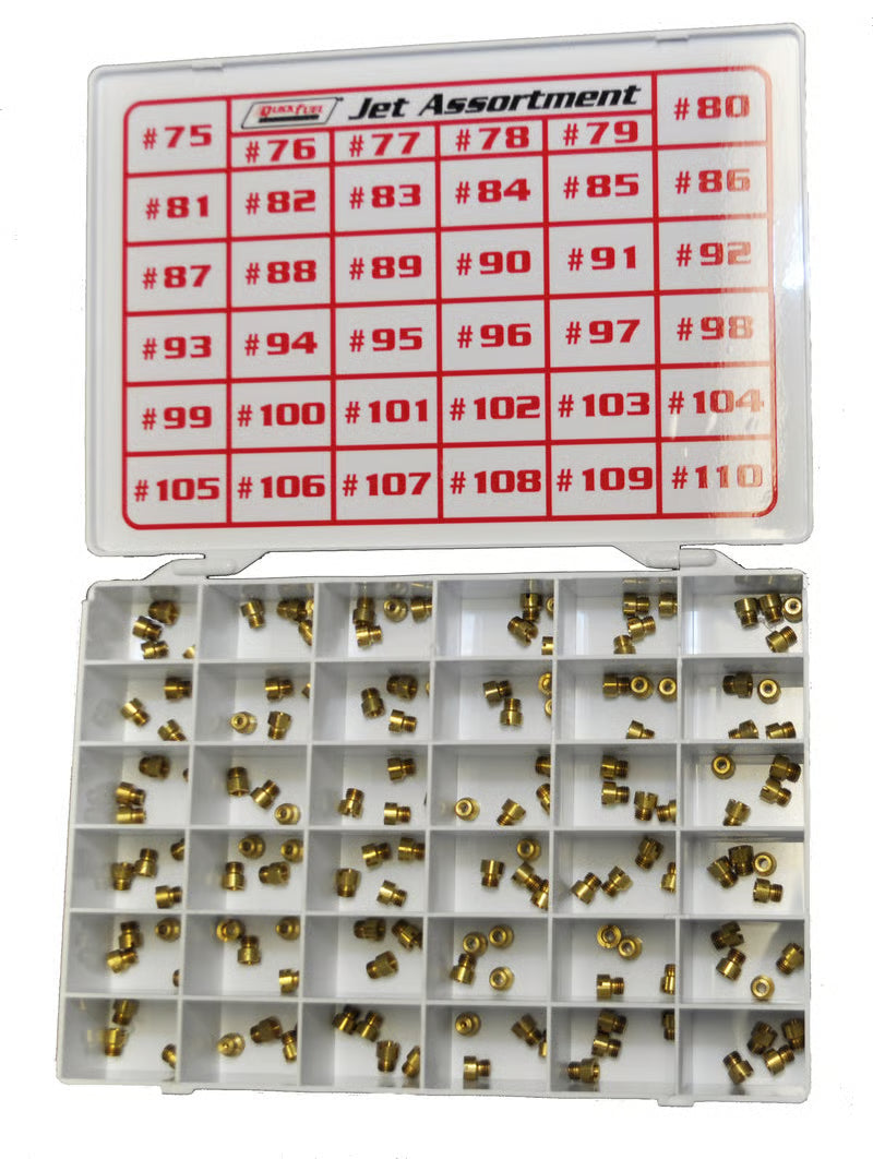 GAS JET ASSORTMENT KIT #75 THRU #110 (4 EA.)