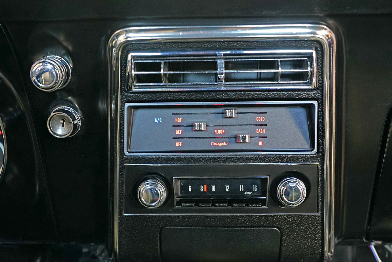 1967-68 Camaro without Factory Air, with Billet Deluxe RGB Control GEN 5® SureFit® Complete Kit