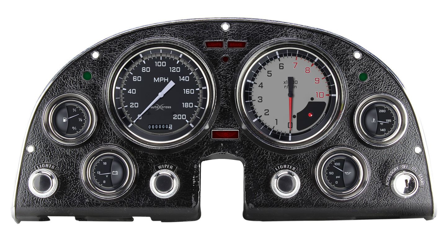 Classic Instruments AutoCross Gray 1963-67 Corvette Package | Classic Instruments