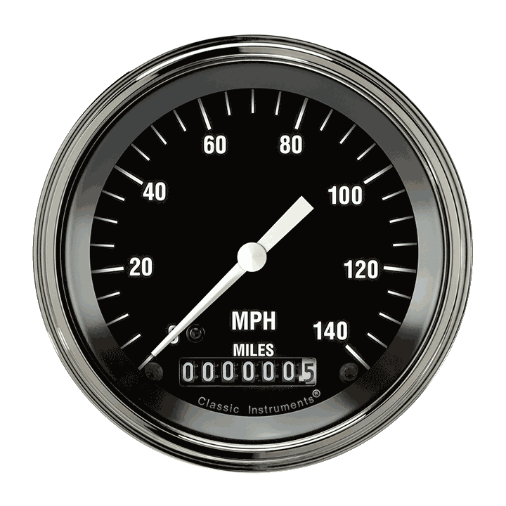 Classic Instruments Hot Rod 3-3/8" Speedometer Gauge | Classic Instruments