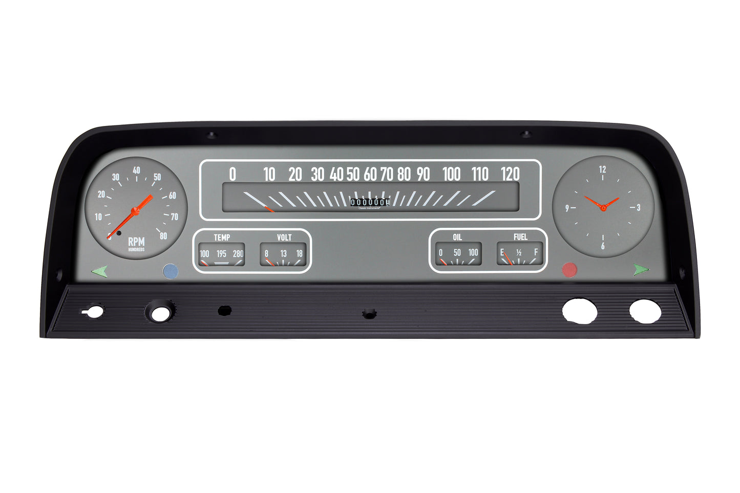 Classic Instruments Classic Truck Package Gray | Classic Instruments