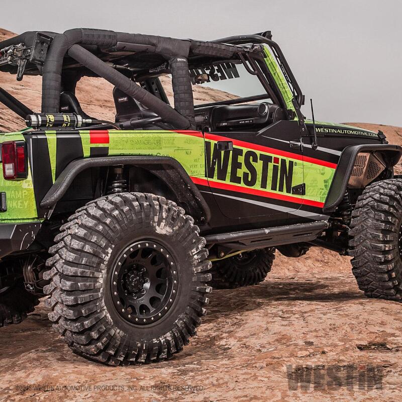 
                      
                        Westin/Snyper 07-17 Jeep Wrangler Triple Tube Rock Rail Steps - Textured Black
                      
                    