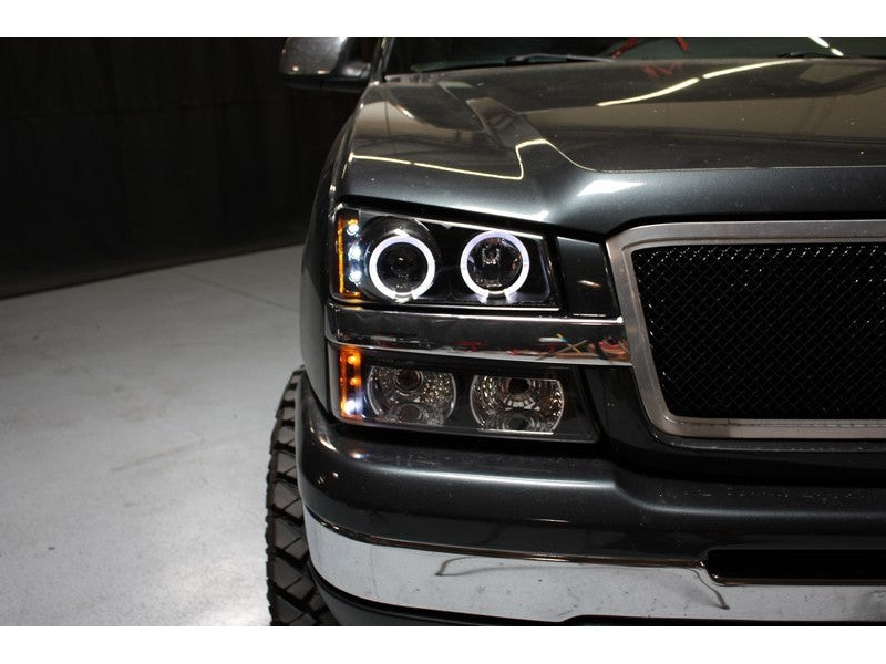 
                      
                        Spyder Chevy Silverado 1500 03-06 Projector LED Halo LED Amber Reflctr Blk PRO-YD-CS03-AM-BK
                      
                    
