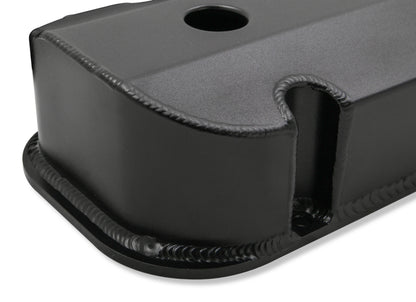 HOLLEY GM LICENSED VALVE COVER - TRACK SERIES - BBC - FABRICATED ALUMINUM