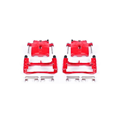 Power Stop 02-06 Cadillac Escalade Front or Rear Red Calipers w/Brackets - Pair
