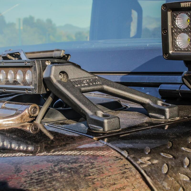 
                      
                        Westin 18-20 Jeep Wrangler / 2020 Gladiator LED Cowl Mount - Textured Black
                      
                    