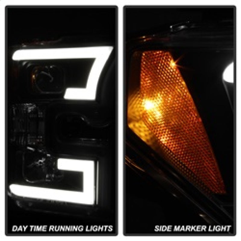 
                      
                        Spyder Ford F150 2015-2017 Projector Headlights - Light Bar DRL LED - Black PRO-YD-FF15015-LBDRL-BK
                      
                    