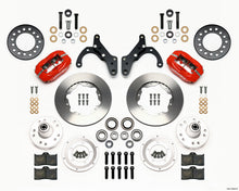 Wilwood Forged Dynalite Front Kit 11.00in Red 69-70 Impala Drum/Disc 69-82 Vette