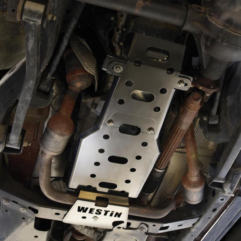 
                      
                        Westin/Snyper 07-11 Jeep Wrangler Transmission Pan Skid Plate - Textured Black
                      
                    
