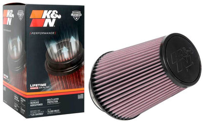 K&N Universal Clamp-On Air Filter 4in FLG / 6-1/2in B / 4-1/2in T / 8in H