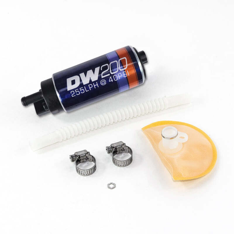 
                      
                        DeatschWerks 04-08 Mazda RX-8 DW200 255 LPH In-Tank Fuel Pump w/ Install Kit
                      
                    