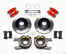 Wilwood D154 P/S P-B Kit Drilled-Red Jeep Dana 35 2.56 Off 5-lug w/ lines