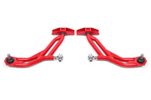 BMR 10-14 Ford Mustang Adj. Lower A-Arms Delrin/Rod End w/ 19mm STD. Ball Joint - Red