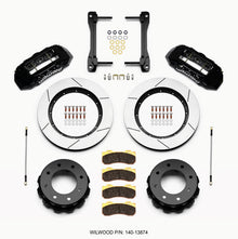 Wilwood TX6R Rear Kit 15.50in Black 2011-2015 GM Truck/SUV 2500
