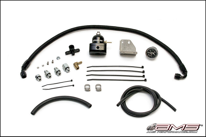 
                      
                        AMS Performance 08-15 Mitsubishi EVO X Fuel Pressure Regulator Kit - Black
                      
                    