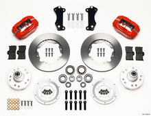 Wilwood Forged Dynalite Front Kit 11.00in Red Heidts Tri -5 2 inch Drop Spindle