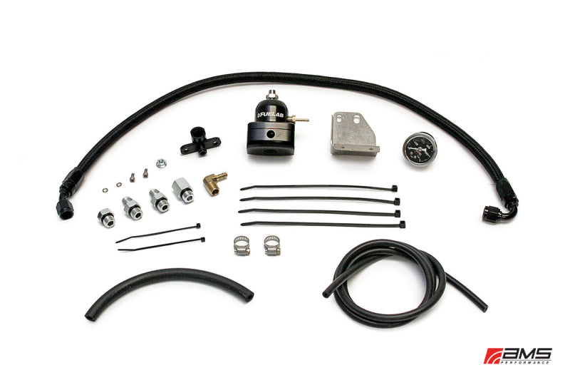 
                      
                        AMS Performance 08-15 Mitsubishi EVO X Fuel Pressure Regulator Kit - Black
                      
                    