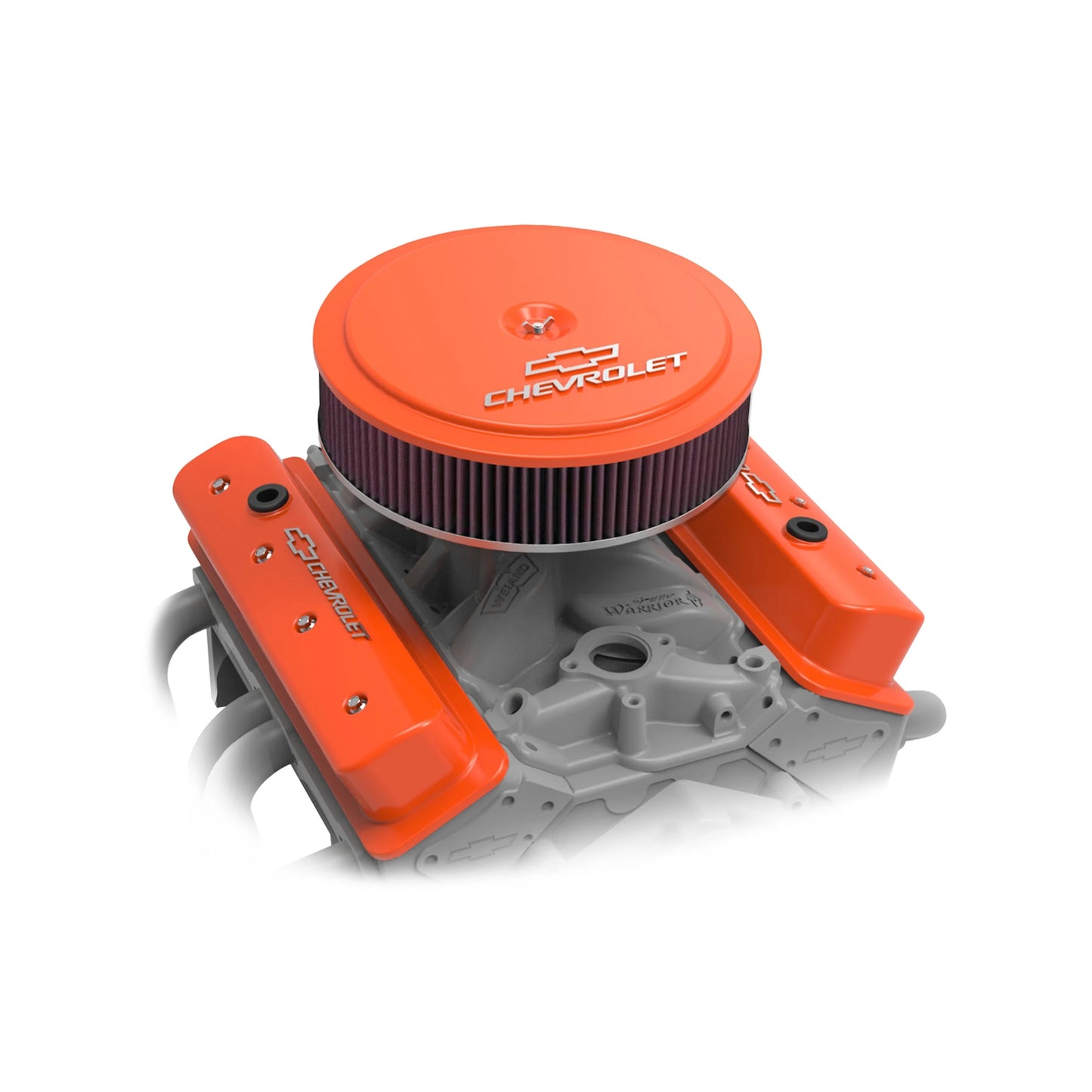 HOLLEY GM LICENSED VALVE COVER - MUSCLE SERIES - SBC - CENTER BOLT