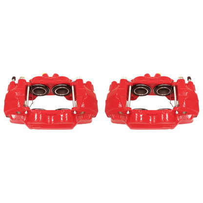Power Stop 03-09 Toyota 4Runner Front Red Calipers w/o Brackets - Pair