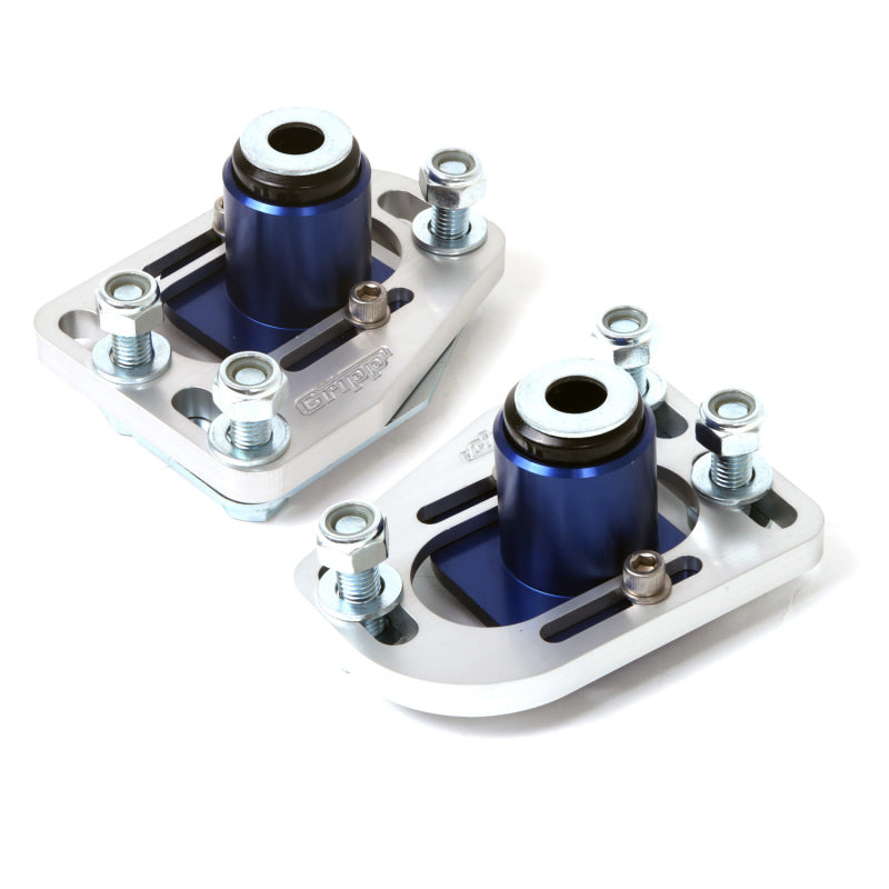 
                      
                        BBK 79-93 Mustang Caster Camber Plate Kit - Silver Anodized Finish
                      
                    