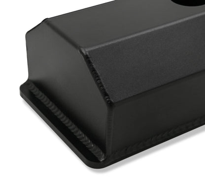 HOLLEY GM LICENSED VALVE COVER - TRACK SERIES - SBC - FABRICATED ALUMINUM - PERIMETER BOLT