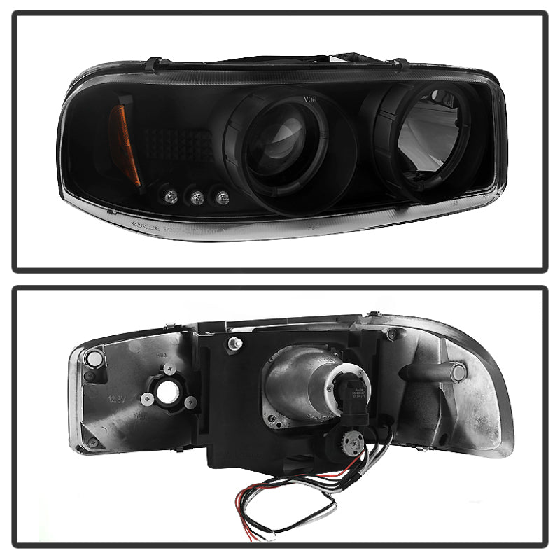 
                      
                        Spyder GMC Sierra 1500/2500 99-06 Projector Headlights LED Halo LED Blk Smke PRO-YD-CDE00-HL-BSM
                      
                    