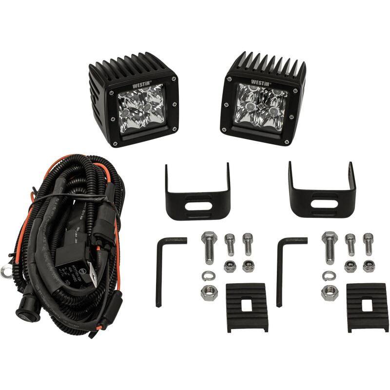 
                      
                        Westin Compact LED -4 5W Cree 3 inch x 3 inch (Set of 2) - Black
                      
                    