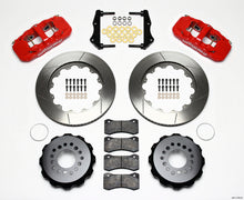 Wilwood AERO4 Rear Kit 14.25in Red 2006-10 Magnum/Challngr/Chrgr/300C