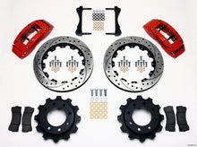 Wilwood TC6R Rear Kit 16.00in Drilled Red 1999-2010 GM H2 / 2500 4.63 Cntr