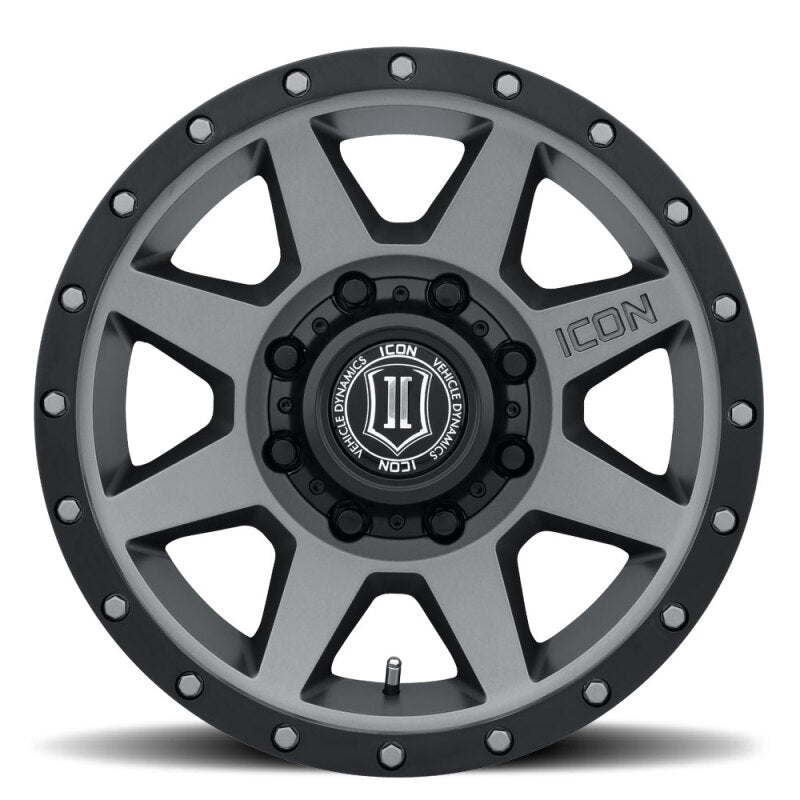 
                      
                        ICON Rebound 17x8.5 8x170 6mm Offset 5in BS 125mm Bore Titanium Wheel
                      
                    