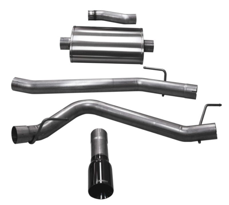 Corsa 2020-2025 Jeep Gladiator JT 3.6L Single Side Exit Cat-Back Exhaust w/ Single 4in PolishedTip
