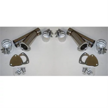 Granatelli 4.0in Stainless Steel Manual Dual Exhaust Cutout Kit w/Slip Fit & Band Clamps