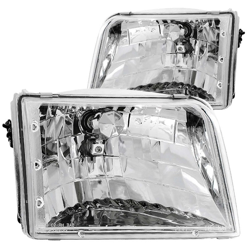 
                      
                        ANZO 1993-1997 Ford Ranger Crystal Headlights Chrome
                      
                    