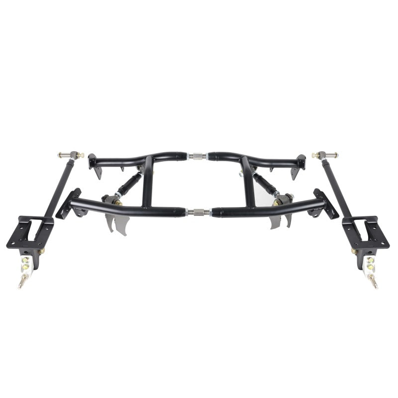 
                      
                        Ridetech 70-81 GM F-Body Bolt-On 4-Link with Double Adj. Bars, R-Joints, Cradle, and Other Hardware
                      
                    