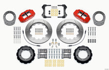 Wilwood Narrow Superlite 4R Front Hat Kit 14.00in Red 76-77 Ford Bronco Dana 44 w/Lines