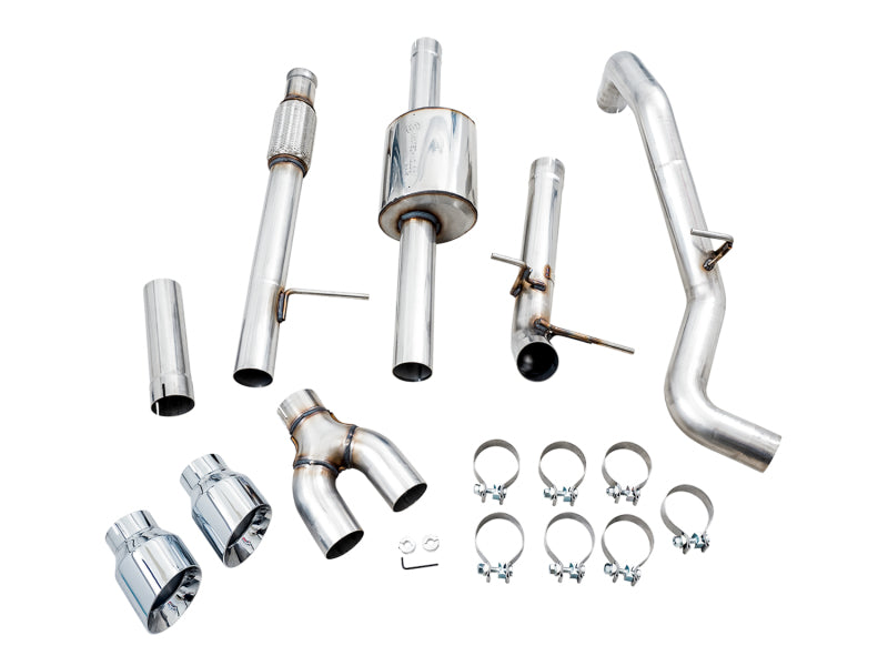 
                      
                        AWE Tuning 4th Gen GM 1500 5.3L 0FG Catback Dual Side Exit (Flat Bumper) - Chrome Tips
                      
                    