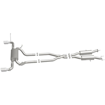 MagnaFlow Cat-Back SS 2.5in Dual Split Rear 4in Black Tip 11-16 Jeep Grand Cherokee 5.7L V8/3.6L V6