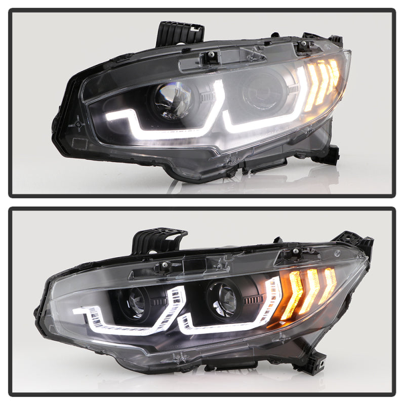 
                      
                        Spyder Honda Civic 16- 2DR/4DR/Hatchback Projector Headlights - Black PRO-YD-HC16SI-SEQGR-BK
                      
                    