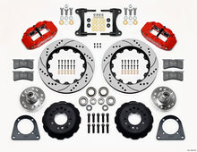 Wilwood Narrow Superlite 6R Front Hub Kit 14.00in Drill Red TCI-IFS 71-78 (Pinto Based)