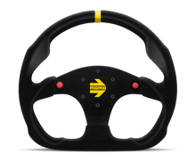 Momo MOD30 Buttons Steering Wheel 320 mm -  Black Suede/Black Spokes/1 Stripe