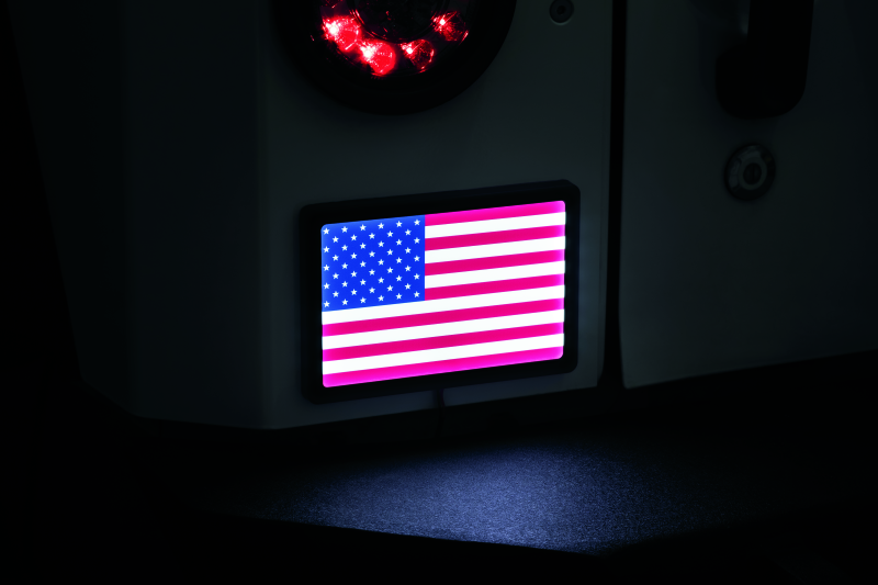 
                      
                        Kuryakyn Freedom Flag LED 4in X 6in Black
                      
                    