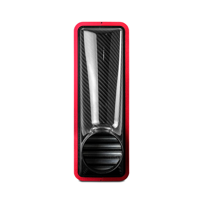
                      
                        Mishimoto Universal Carbon Fiber Intercooler - Gloss Tanks - 525mm Black Core - C-Flow - BK V-Band
                      
                    