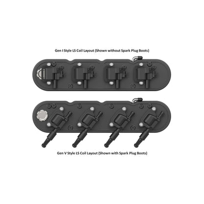 HOLLEY 2-PIECE "CHEVROLET" SCRIPT VALVE COVER - GEN III/IV LS
