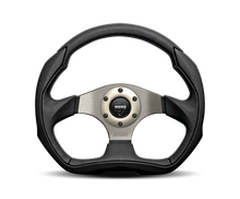 Momo Eagle Steering Wheel 350 mm - Black Leather/Anth Spokes