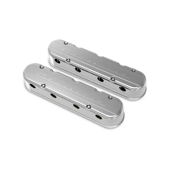 HOLLEY 2-PIECE "CHEVROLET" SCRIPT VALVE COVER - GEN III/IV LS