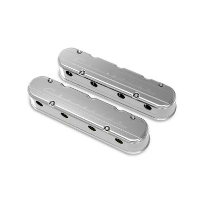 HOLLEY 2-PIECE "CHEVROLET" SCRIPT VALVE COVER - GEN III/IV LS