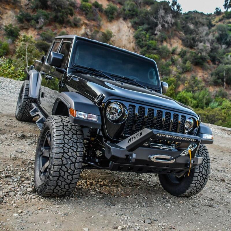 
                      
                        Westin 18-19 Jeep Wrangler JL Stubby Front Bumper - Textured Black
                      
                    