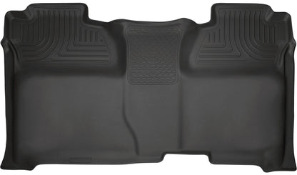 Husky Liners 14 Chevrolet Silverado 1500/GMC Sierra 1500 WeatherBeater Black 2nd Seat Floor Liners